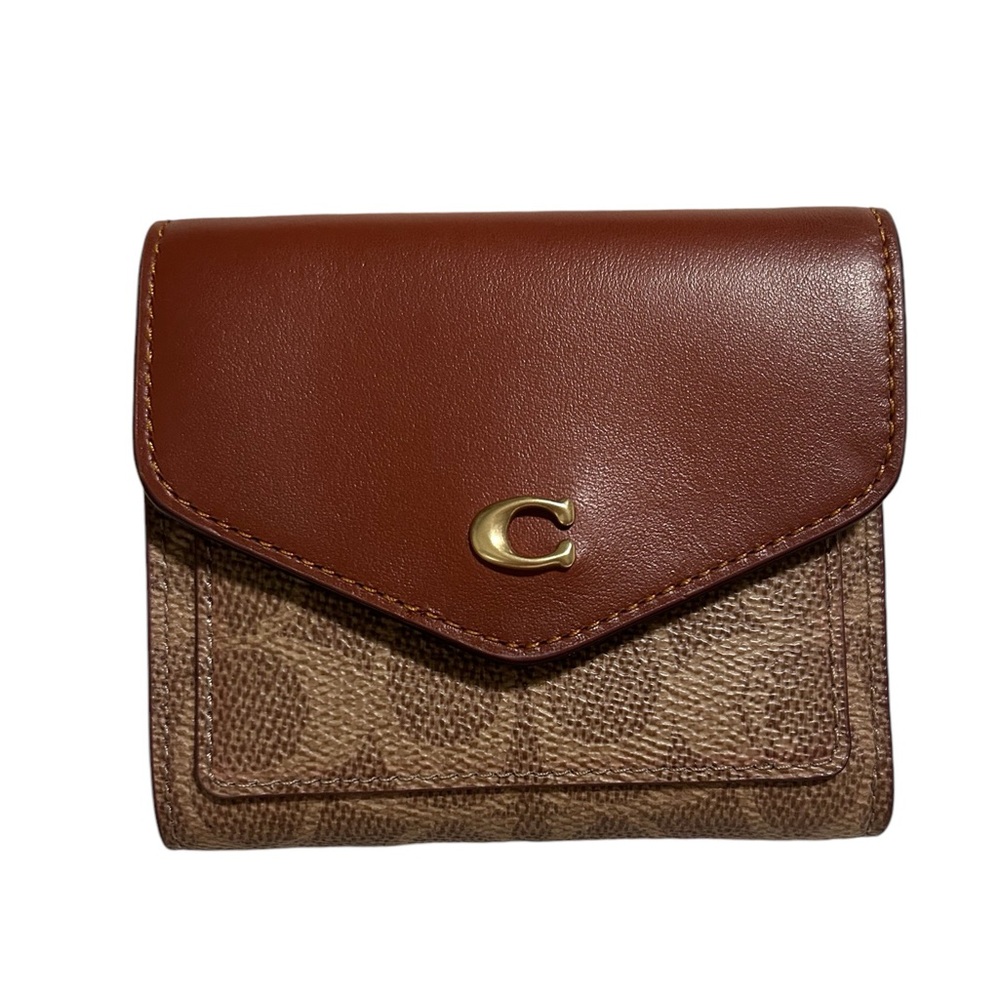 Coach Wyn Small Wallet In Colorblock Signature Canvas